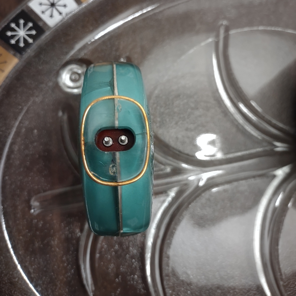 Teal Lady Schick Electric Starburst Pattern Razor - Picture 8 of 12